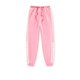 Women's Pink Casual Sweatpants with White Stripe Detail